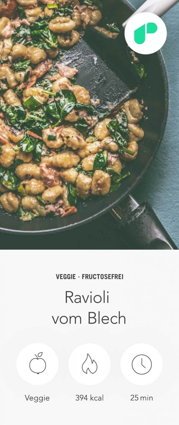 Ravioli vom Blech