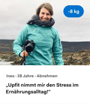 upfit Erfahrungen Ines Testimonial