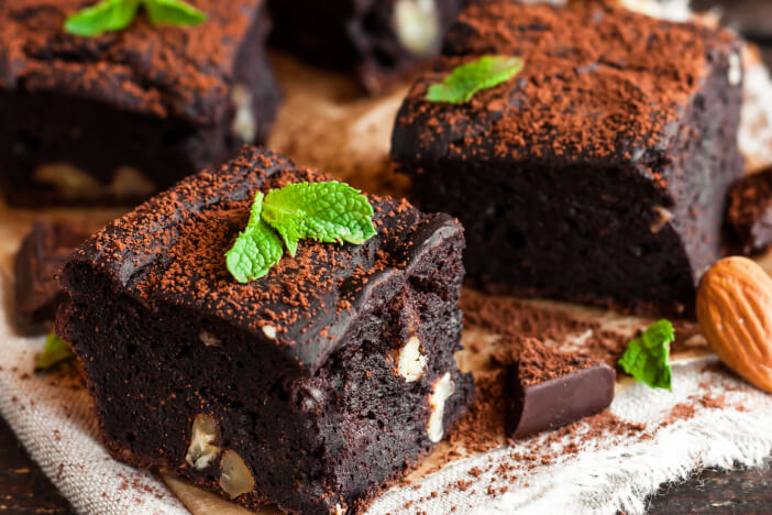 upfit Leinsamen-Brownies