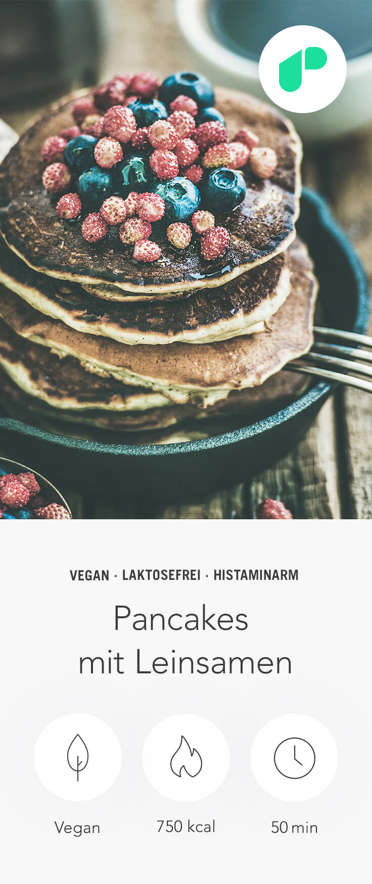upfit Leinsamen-Pancakes