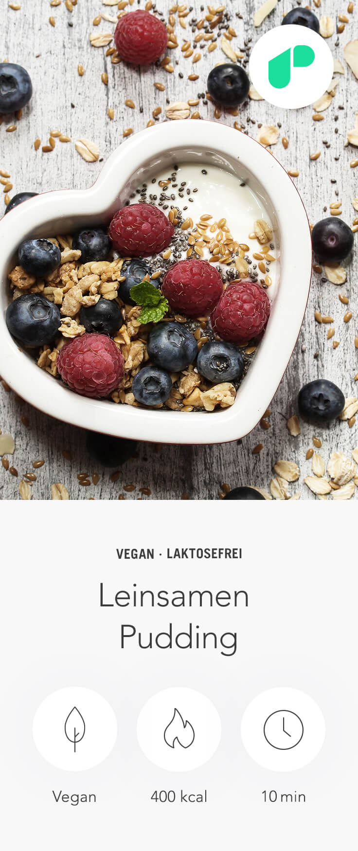 upfit Leinsamen Pudding