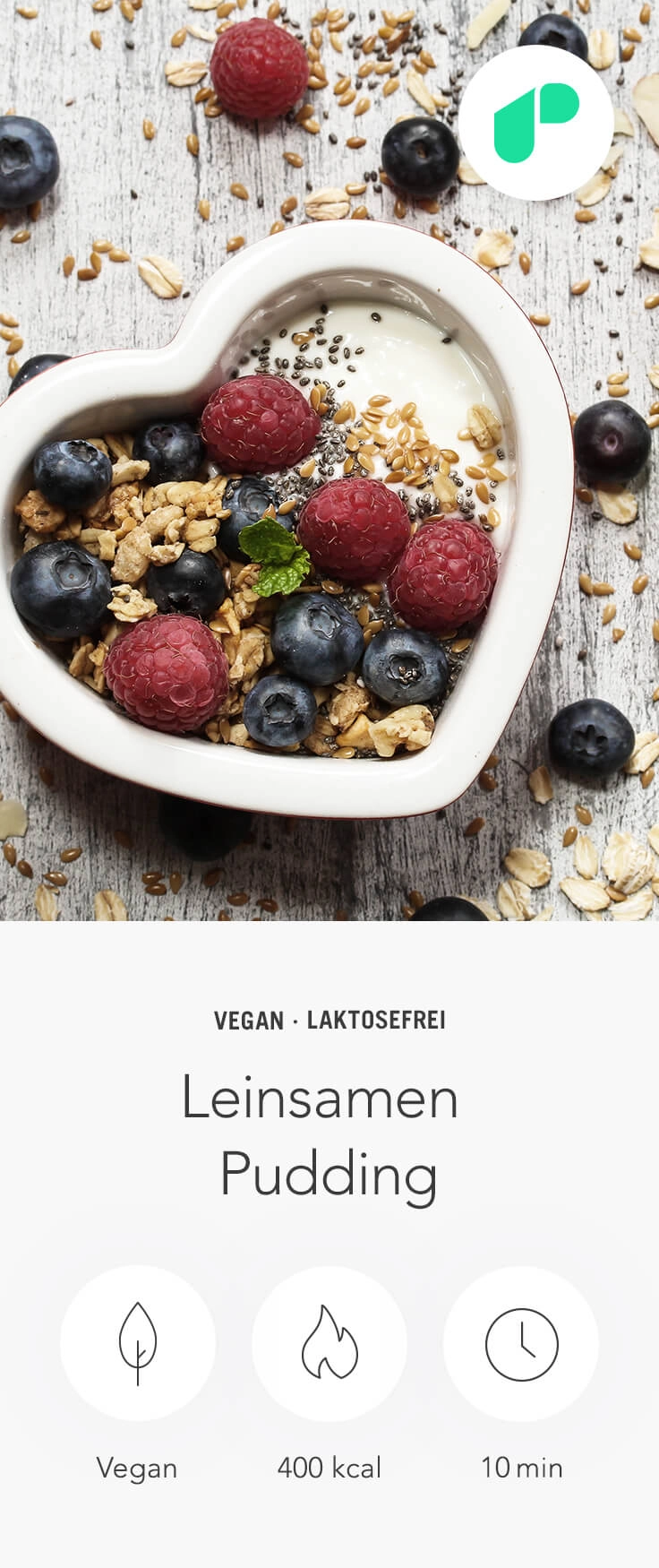 upfit Leinsamen Pudding upfit Leinsamen Pudding
