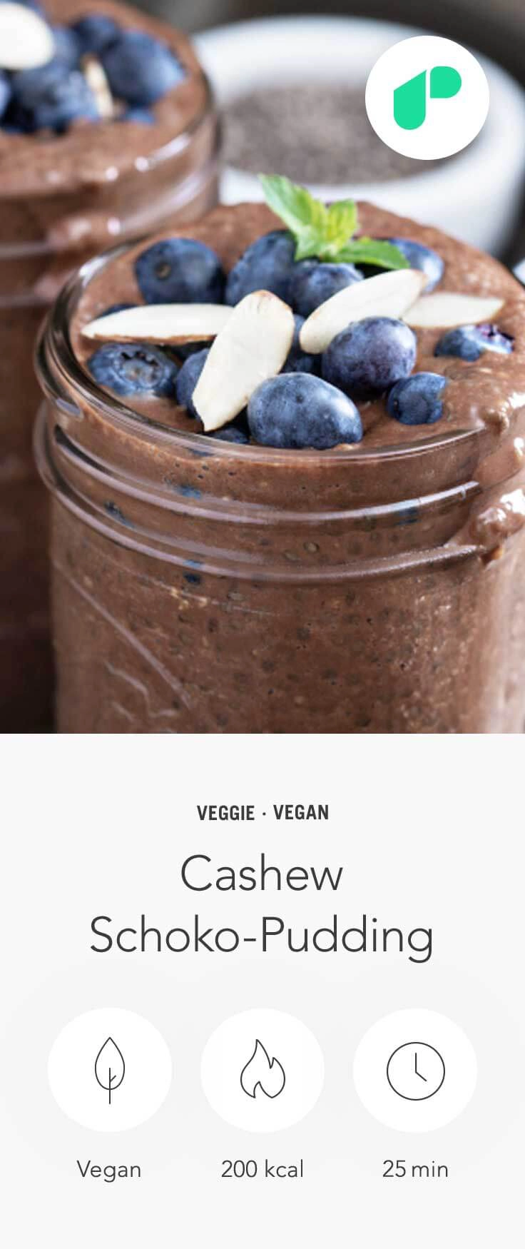 upfit Rezept Cashew-Schoko-Pudding