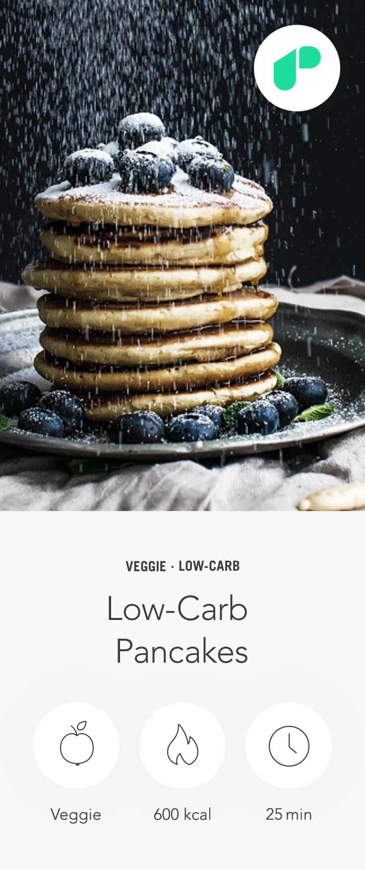 upfit Rezept low-carb-Pancakes