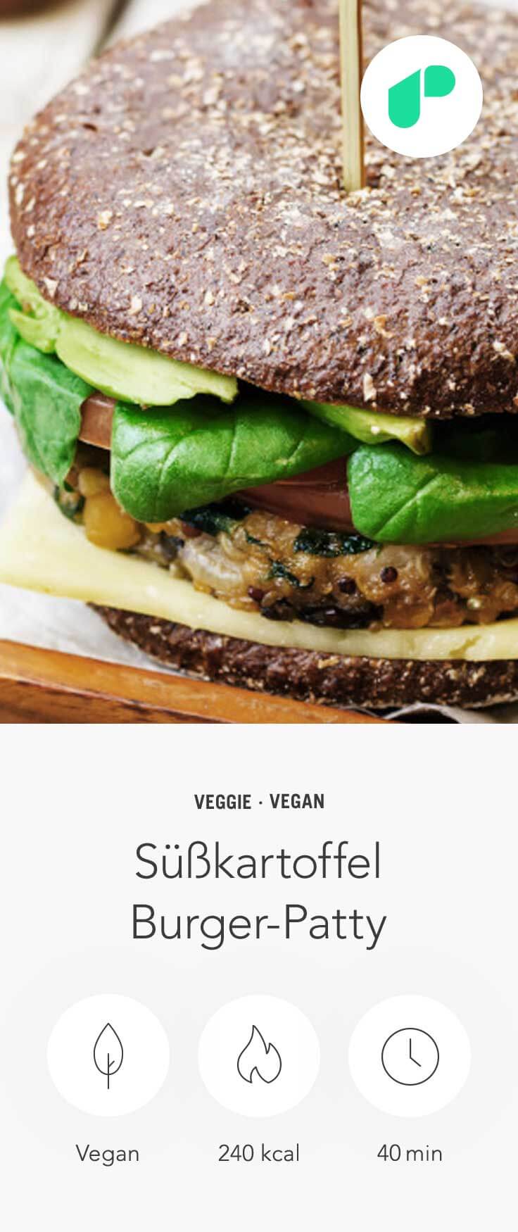 upfit Rezept Süßkartoffel-Patty