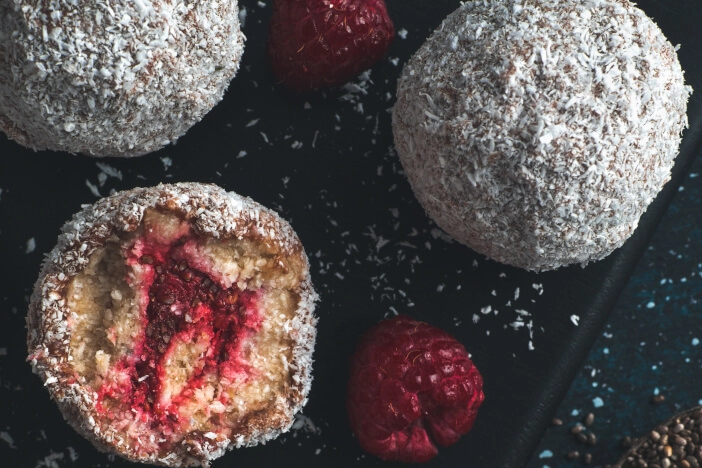 upfit Rezept Topfenknödel mit Beeren