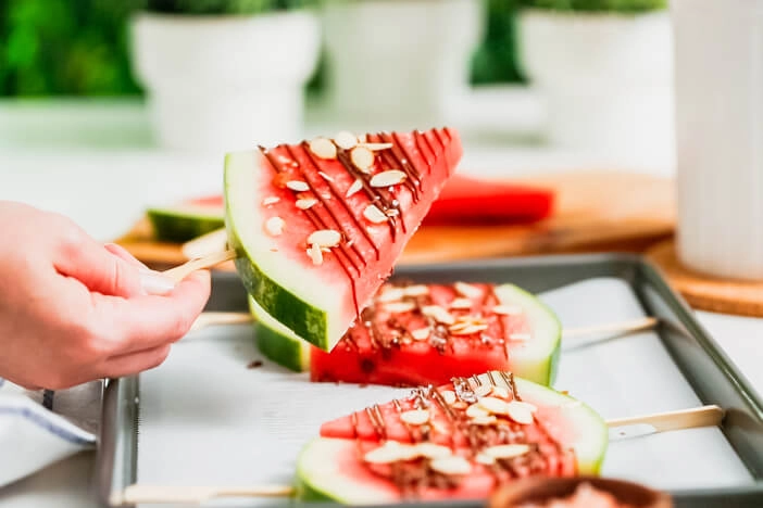 Wassermelonen Popsicle