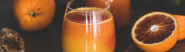 Fructose im Orangensaft