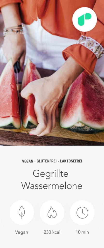 Gegrillte Wassermelone Gegrillte Wassermelone