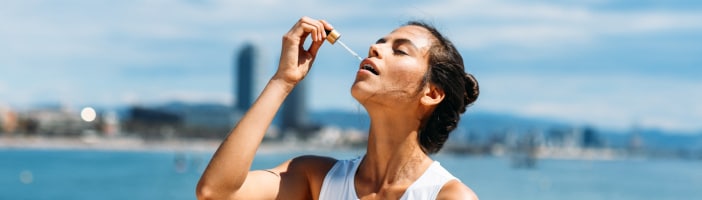 CBD Öl von breathe organics beim Sport CBD Öl von breathe organics beim Sport