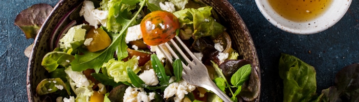 Mindful eating mit Salat