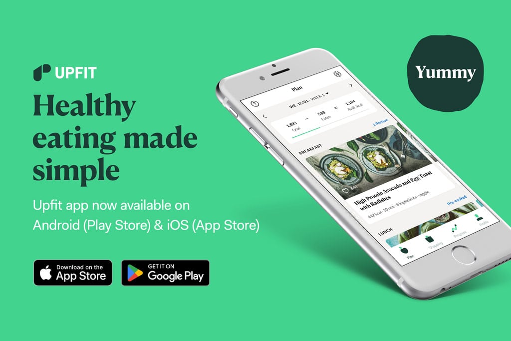 Get Upfit Meal Planner in App Store or Play Store Get Upfit Meal Planner in App Store or Play Store