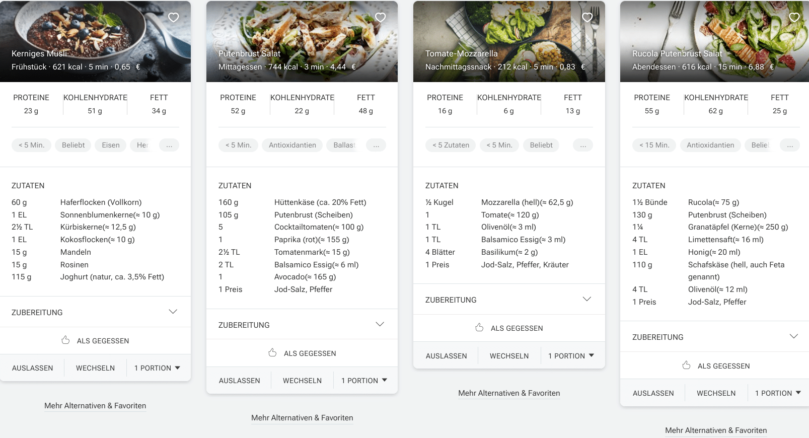 Blick in Nicoles Plan